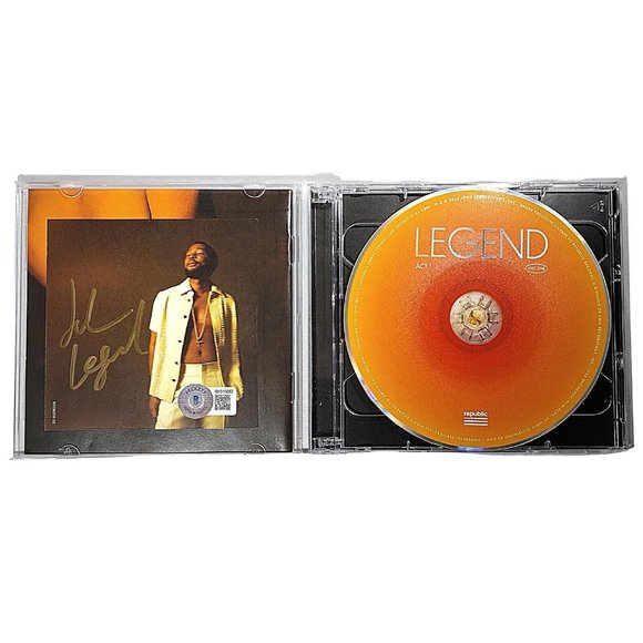John Legend Signed Legend CD Insert Beckett Certified Autograph Album - Picture 3 of 7